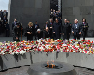 World leaders, including Vladimir Putin and François Hollande in Armenia