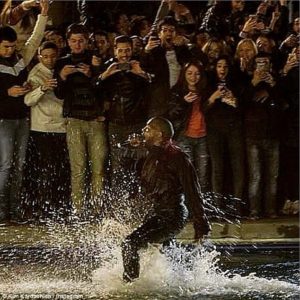 Kanye West, one of the world's most successful singers, gave an impromptu thrilling show  in Yerevan