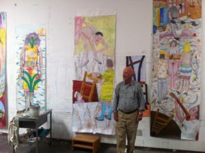Garabedian in his studio, August 24, 2012.