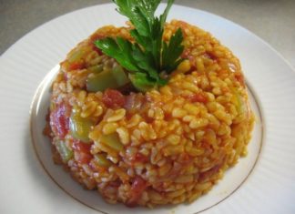Bulgur Pilaf Recipe with Browned Onions