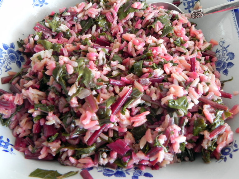 Recipe Corner Elise Kazanjian’s Armenian Beet Leaves with Rice