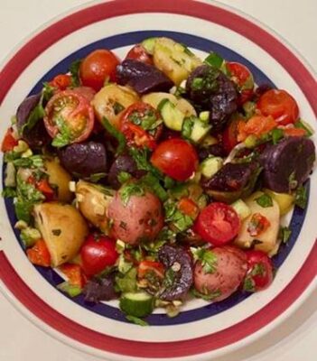 Recipe Corner: A Mid-East Redo of the Potato Salad by Barbara Hansen