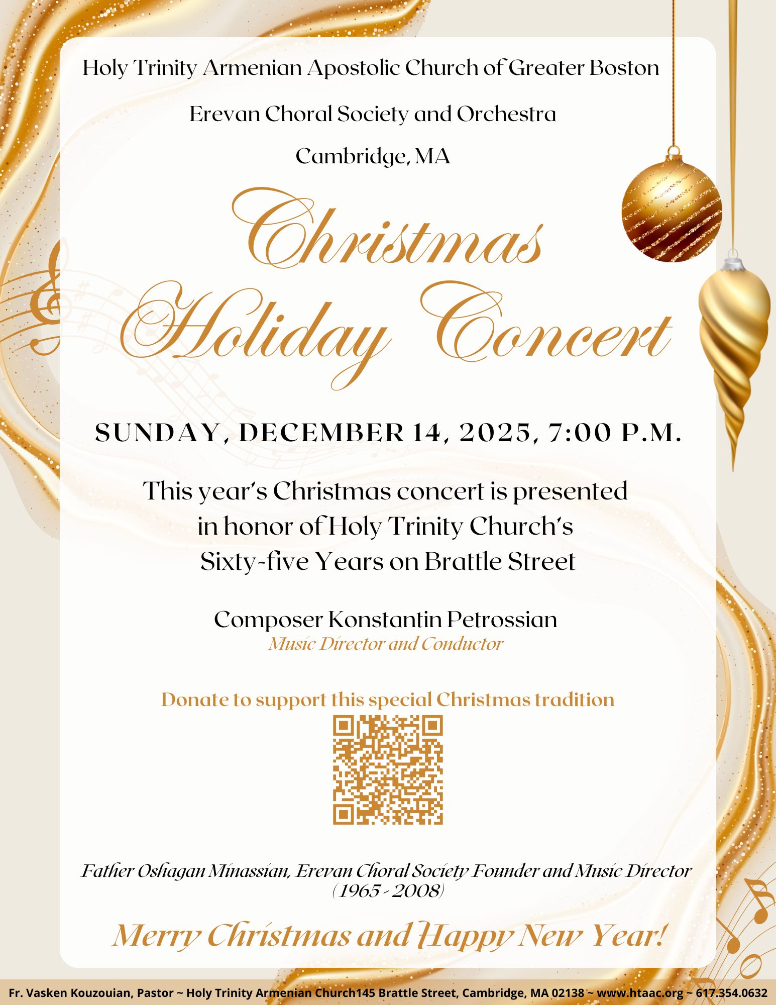 Erevan Choral flyer 2025