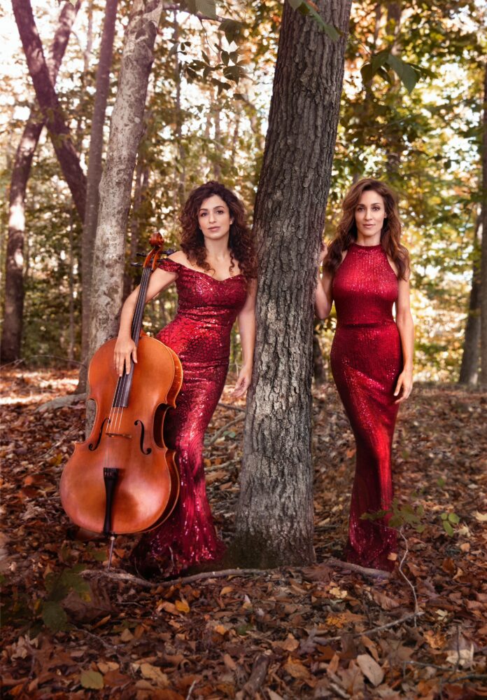 Aznavoorian Sisters red dresses