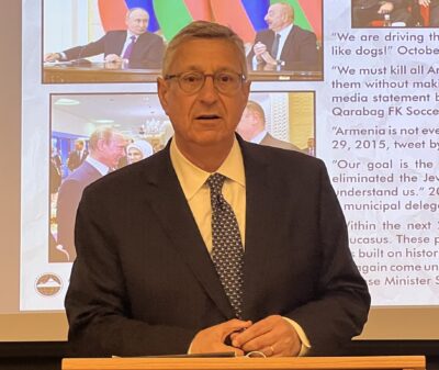 At Harvard Law Talk, Van Krikorian Says International Laws Work Only If Enforced