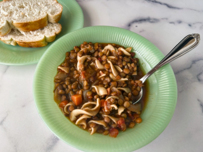 Mary Shirejian’s Lentil Soup from Fresno’s old Peach Tree Restaurant